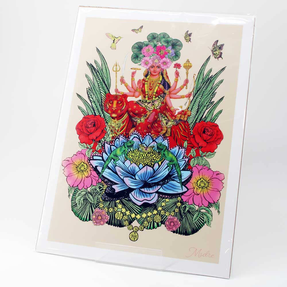 Indian Goddess Durga artwork