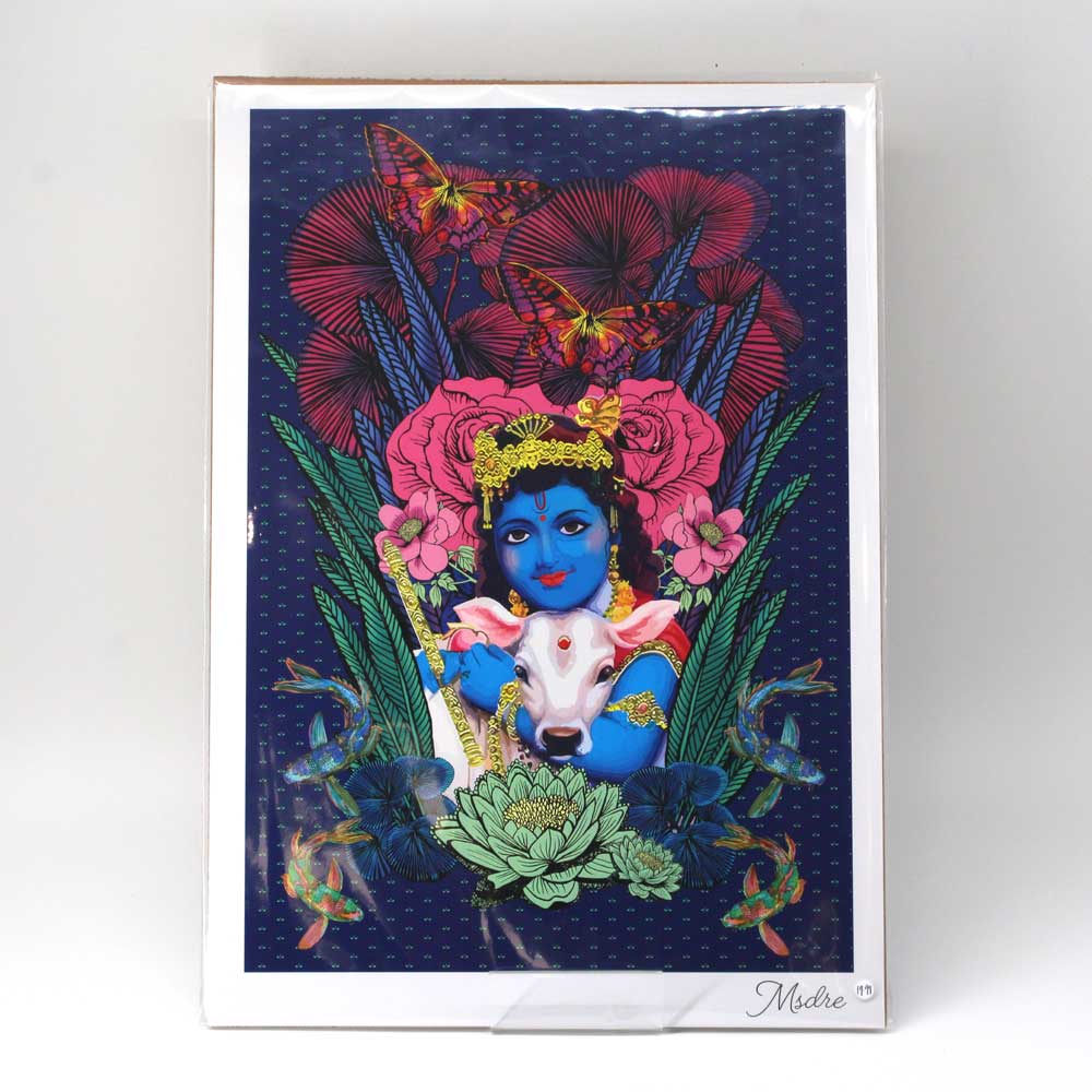 Bal Krishna Art Poster Print