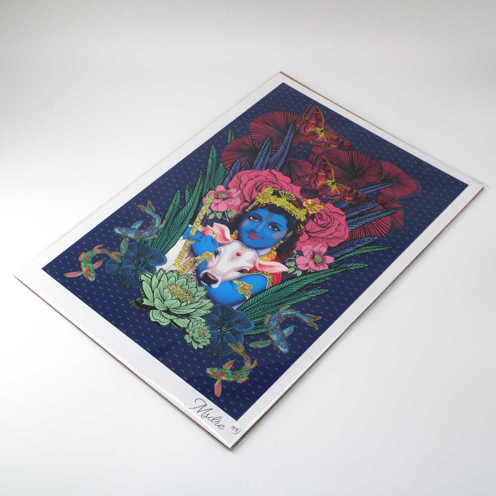 Bal Krishna Art Poster Print