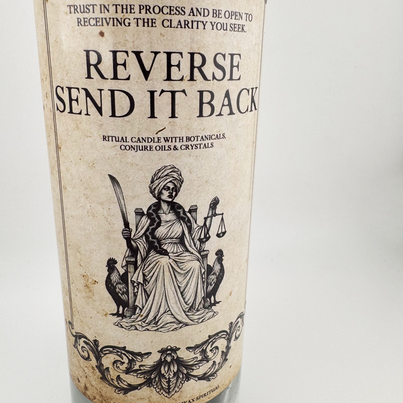 Reverse Send It Back Candle - 7-day Candle
