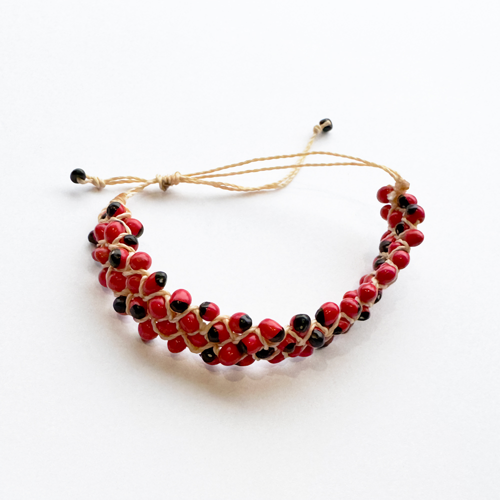 Peony Seed Three Row Protection Bracelet