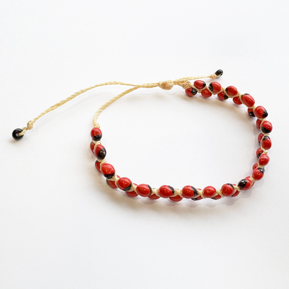 Peony Seed Two Row Protection Bracelet