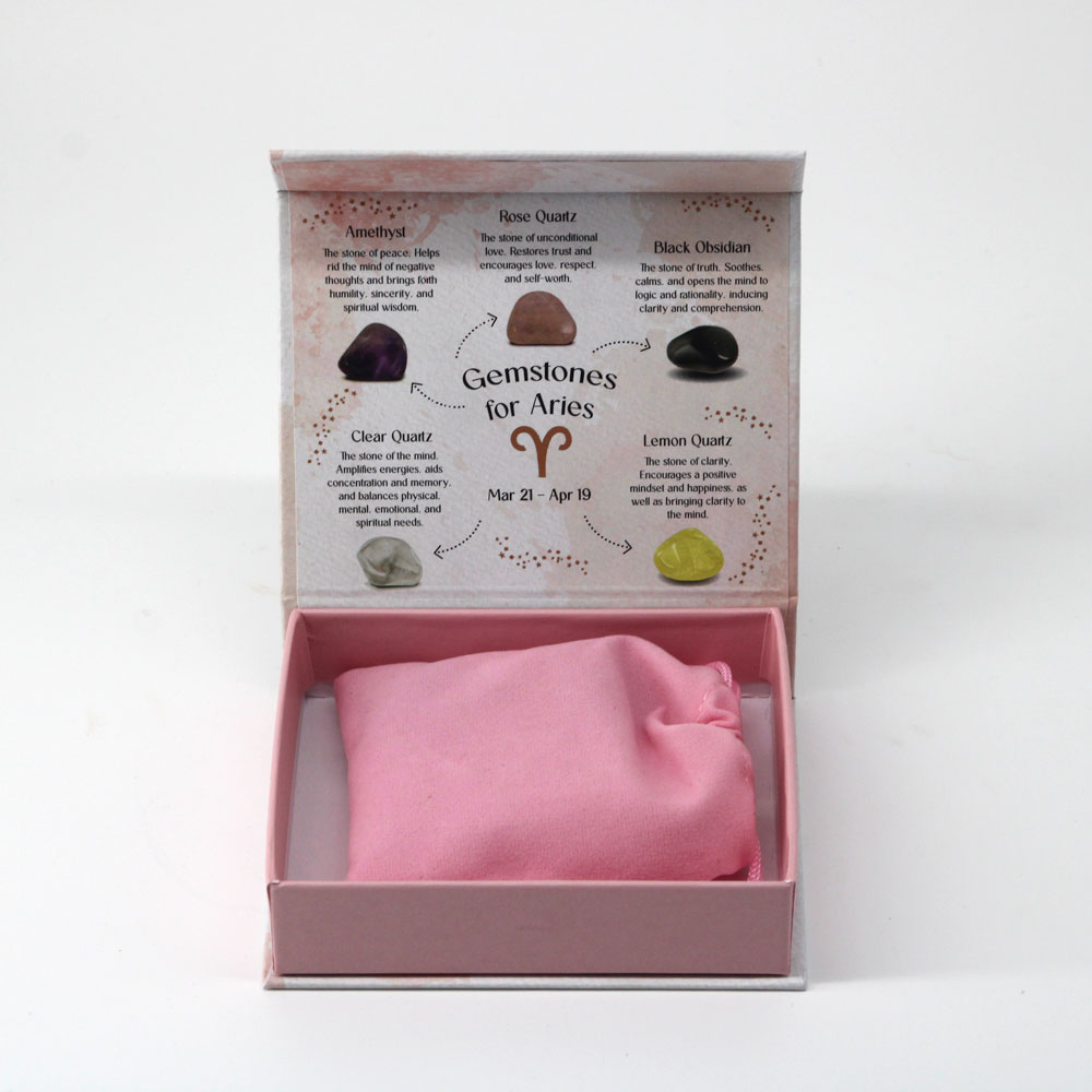 Aries Crystal Tumblestone Set