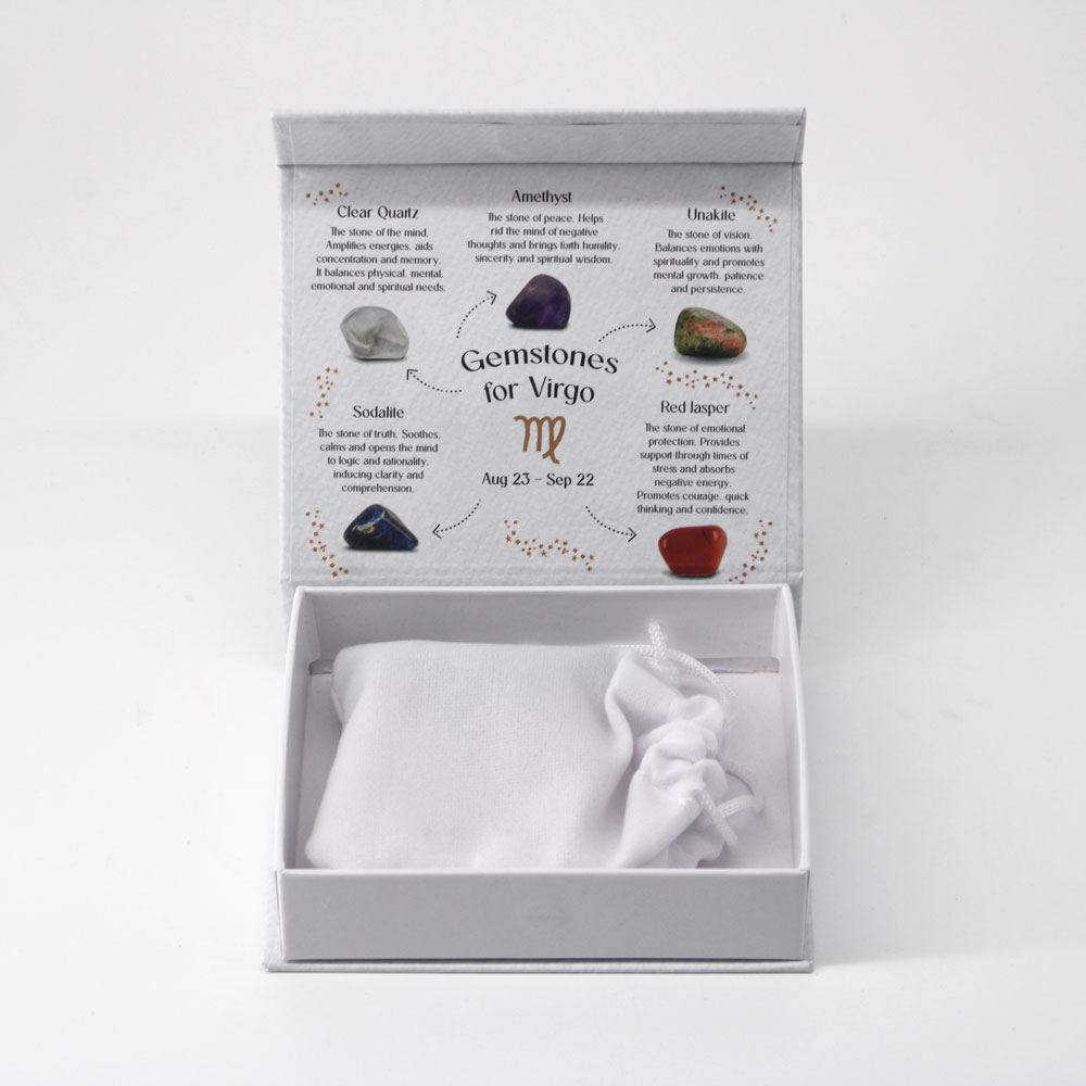 Virgo Crystal Tumblestone Set