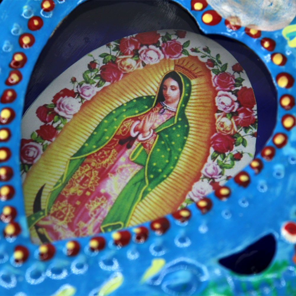 Guadalupe Votive Heart Case