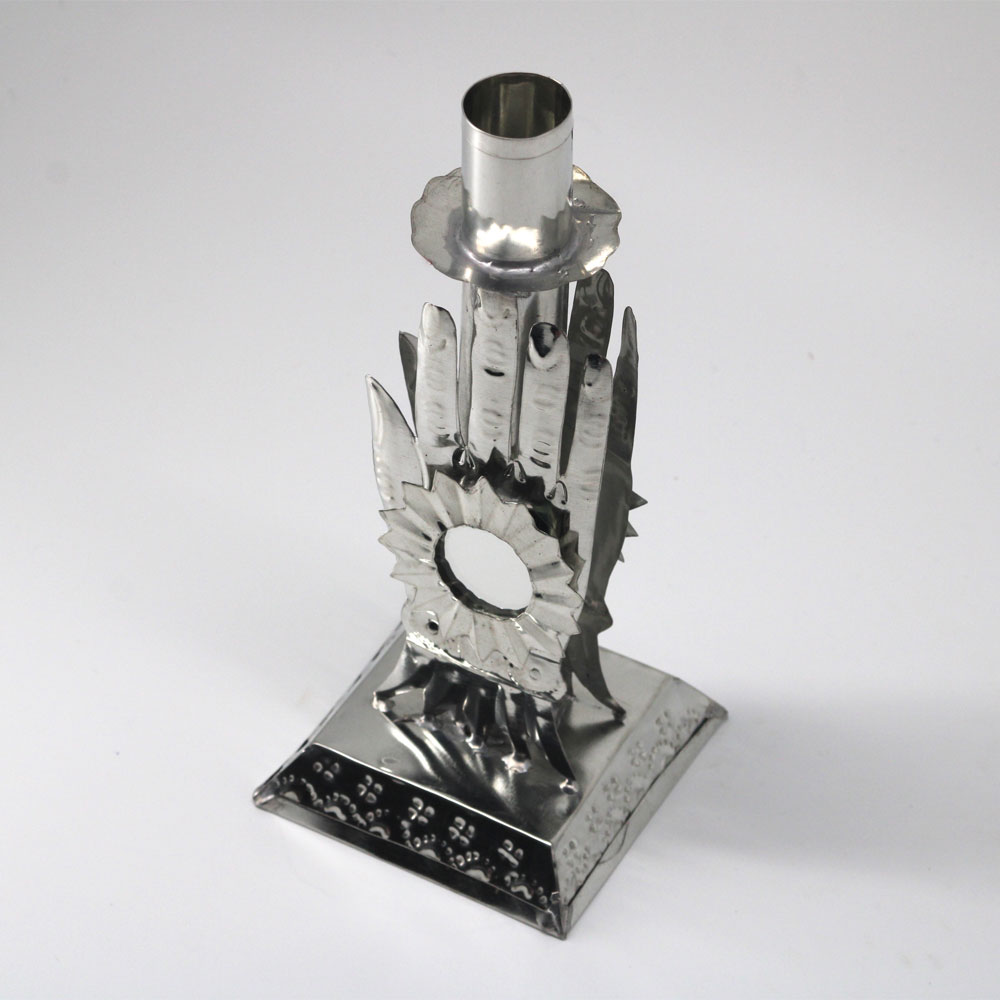 Mexican Tin Candlestick
