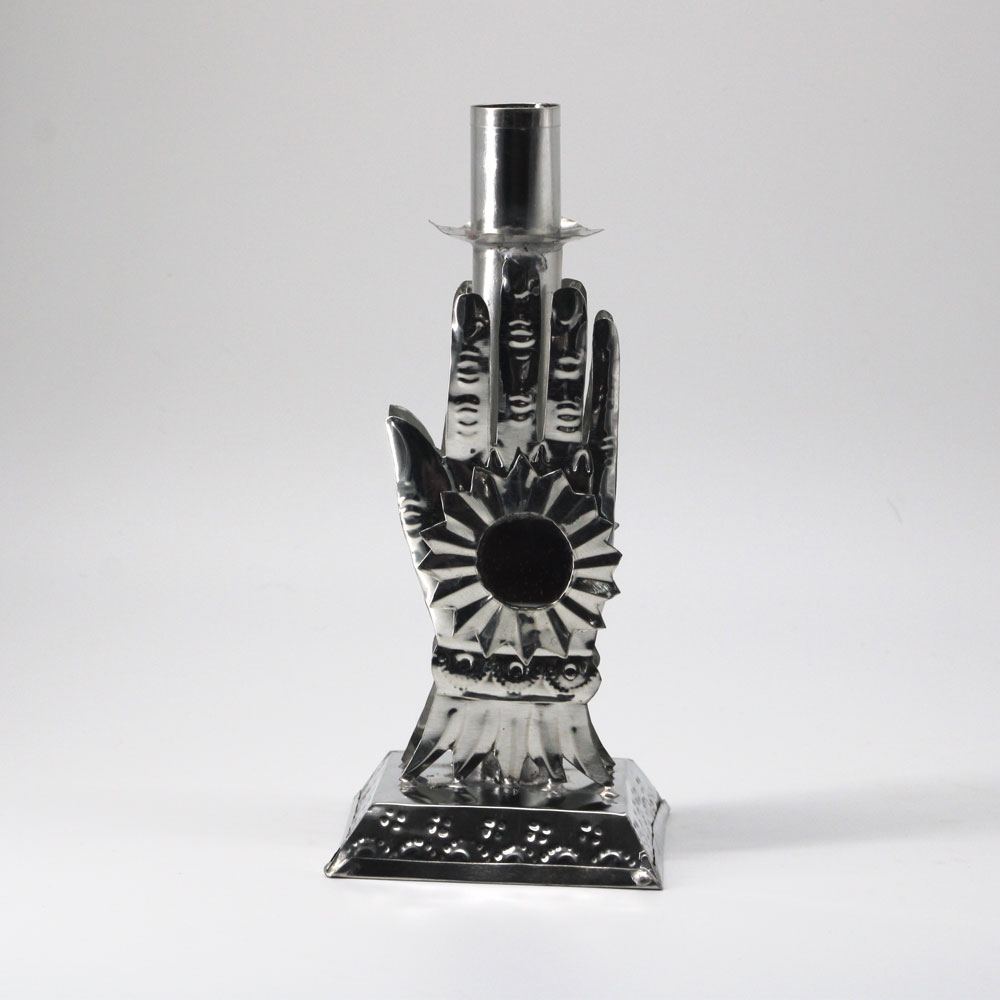 Mexican Tin Candlestick