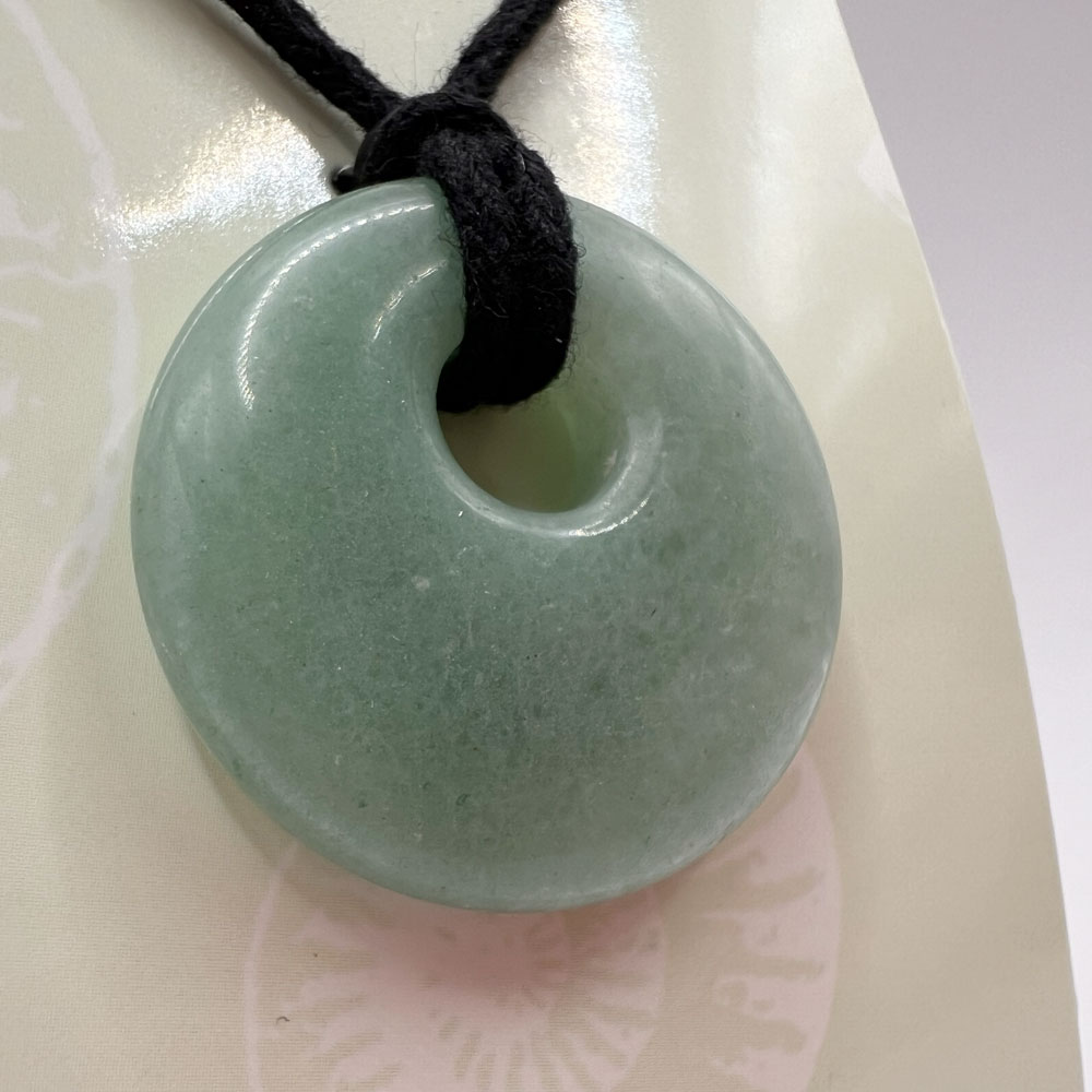 Aventurine Donut Necklace