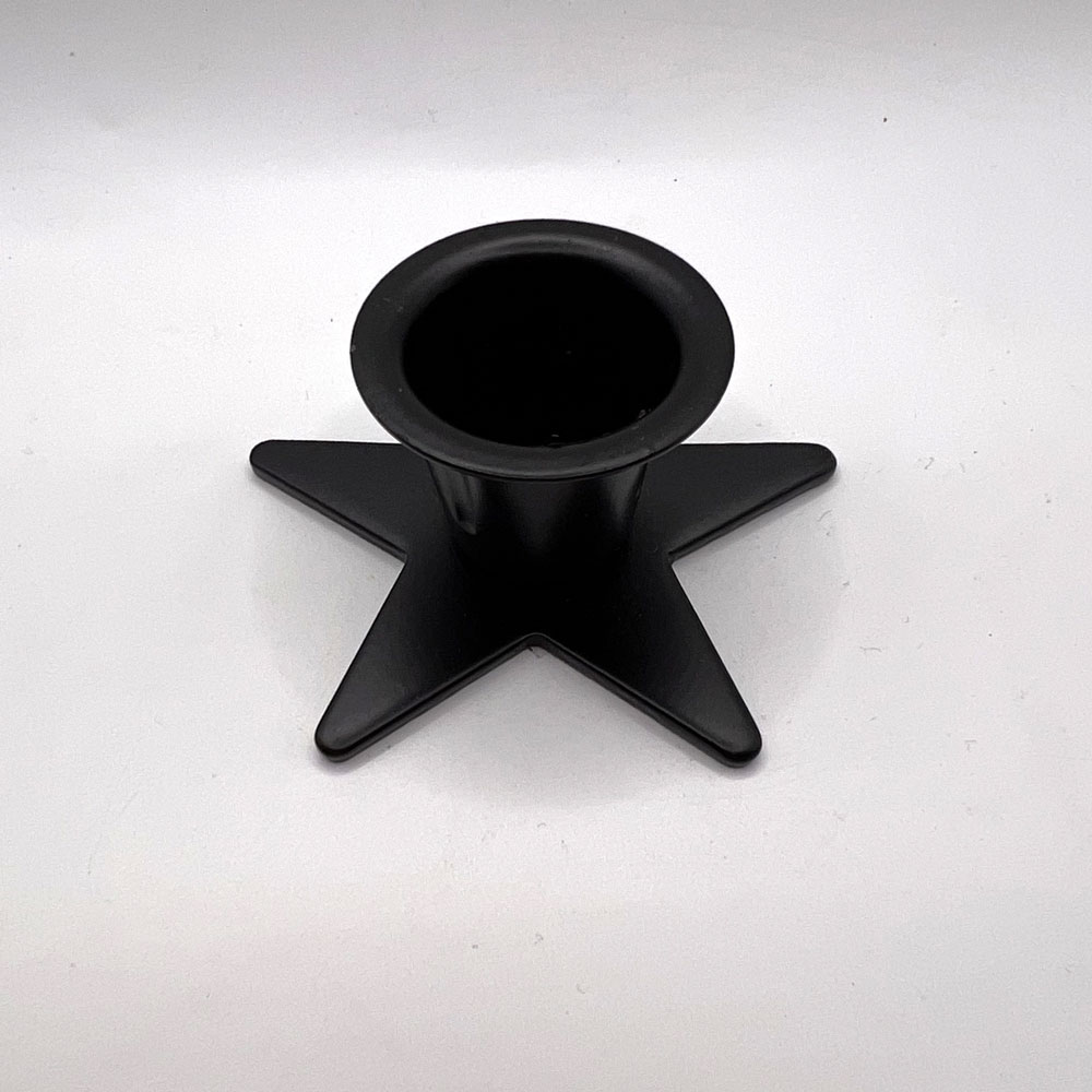 Black Star Taper Holder