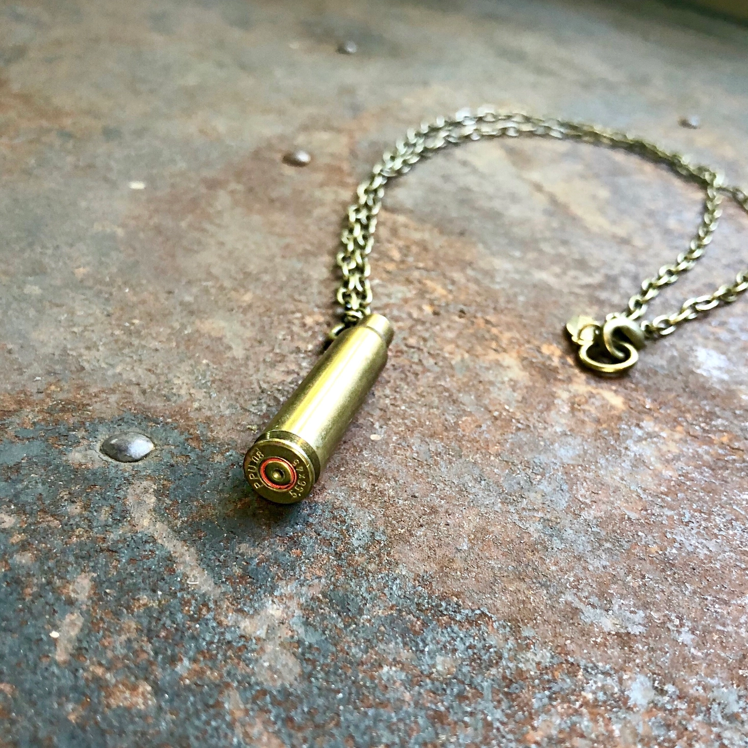 Bullet Necklace – Brass
