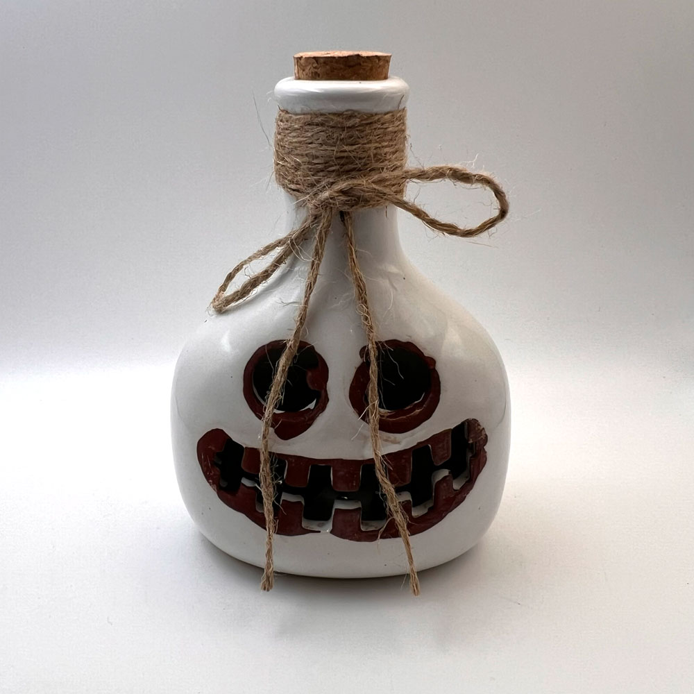 Grinning Spirit Bottle Lights - White