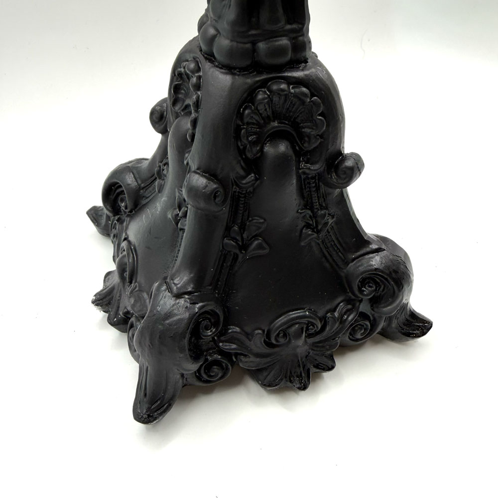Noir Baroque Candlestick