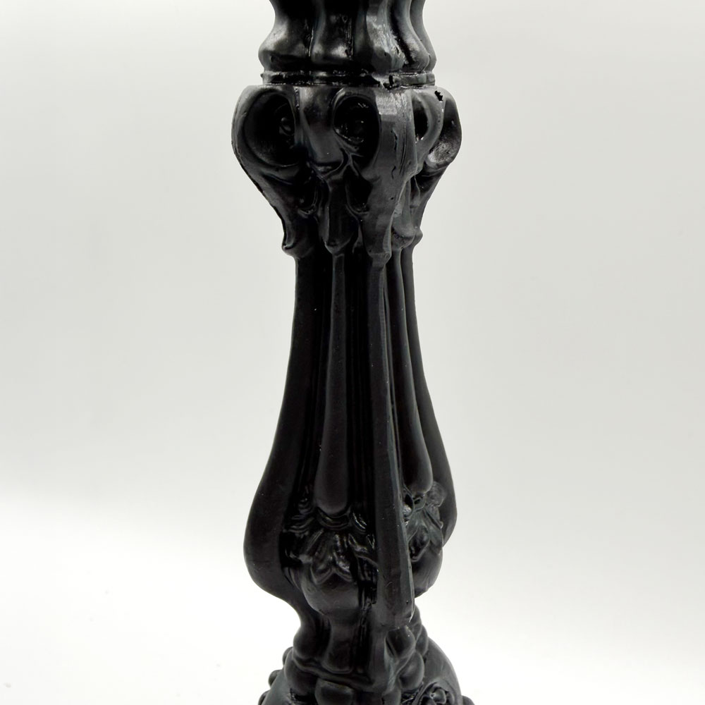 Noir Baroque Candlestick
