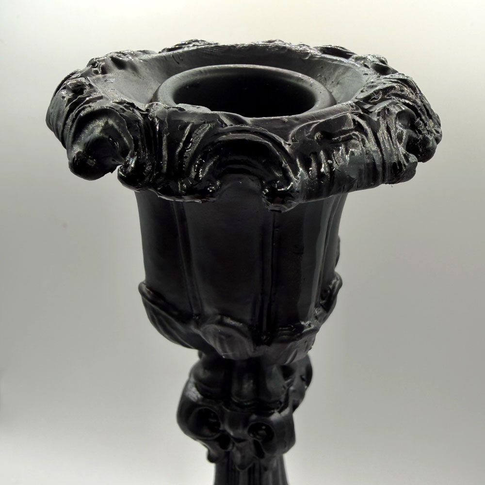 Noir Baroque Candlestick