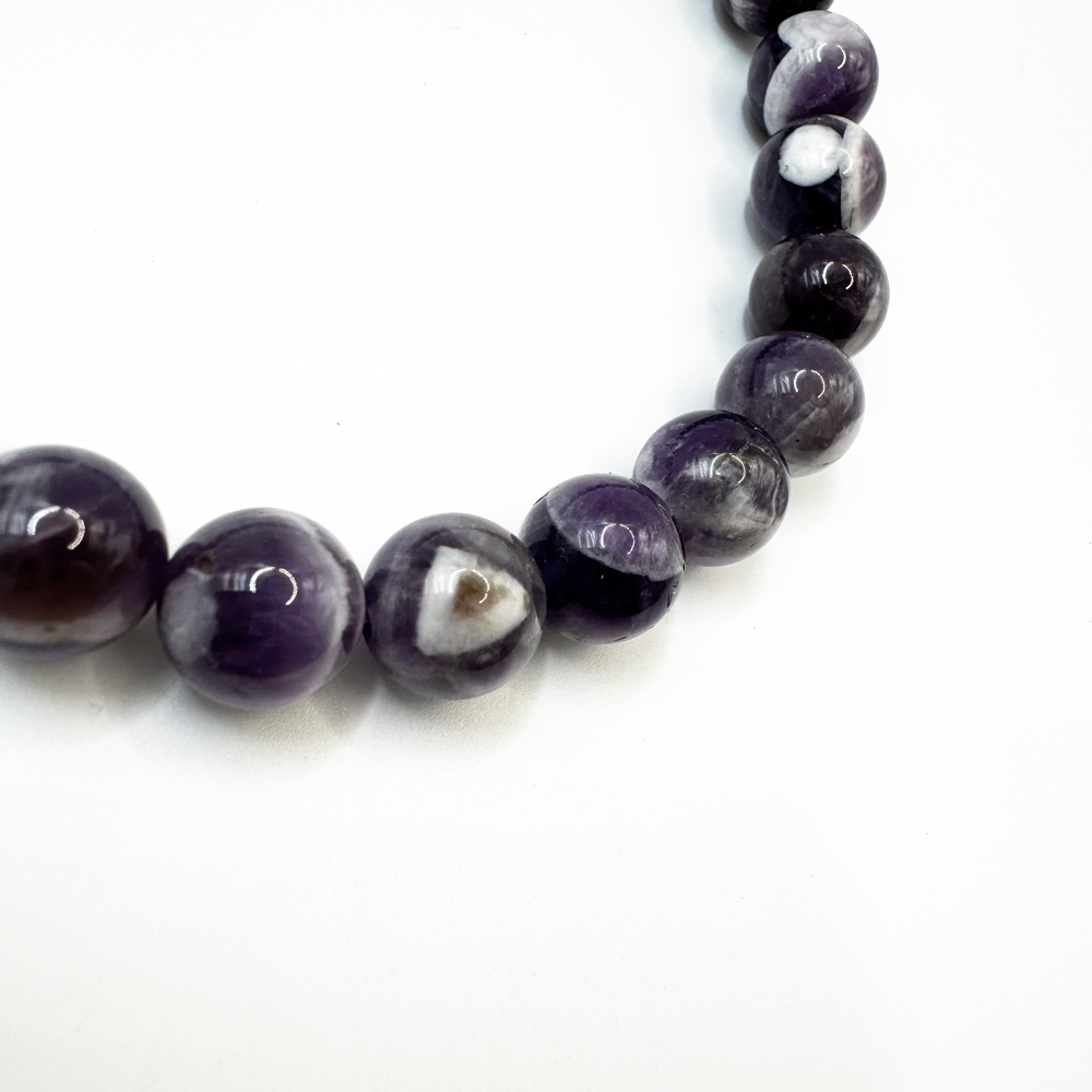 Amethyst Chevron Bracelet - Large