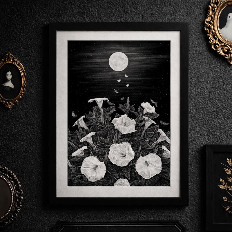 Datura Art Print