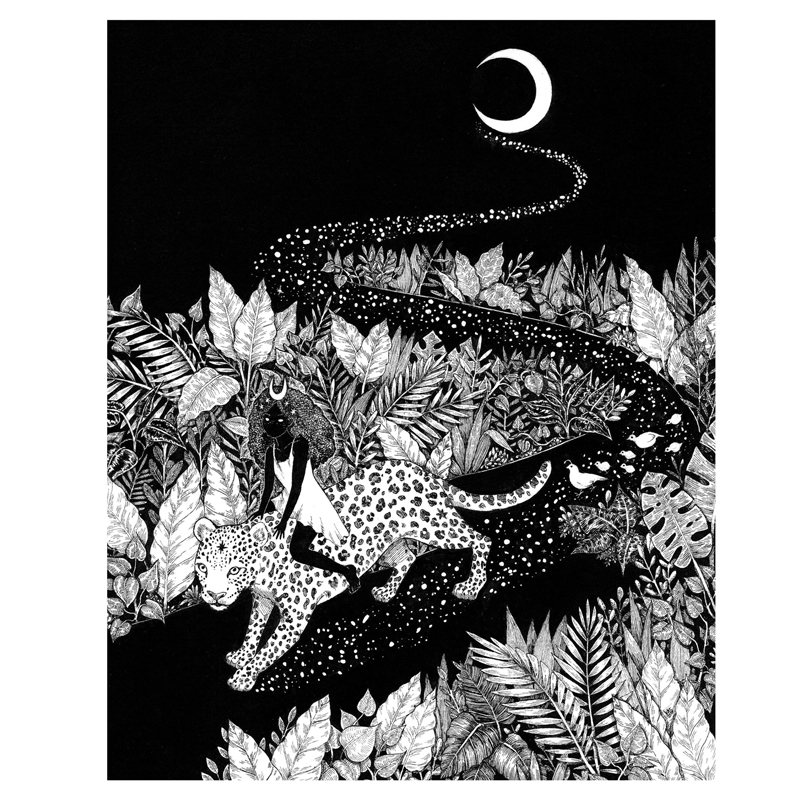 The Starlit Path Art Print - 8 x 10