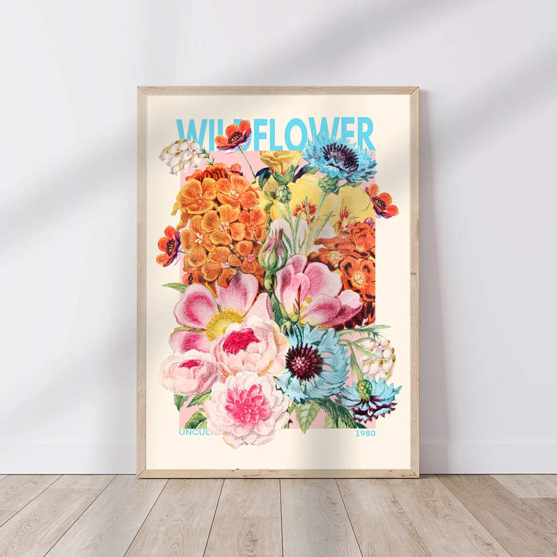 Wildflower Botanical Art Print