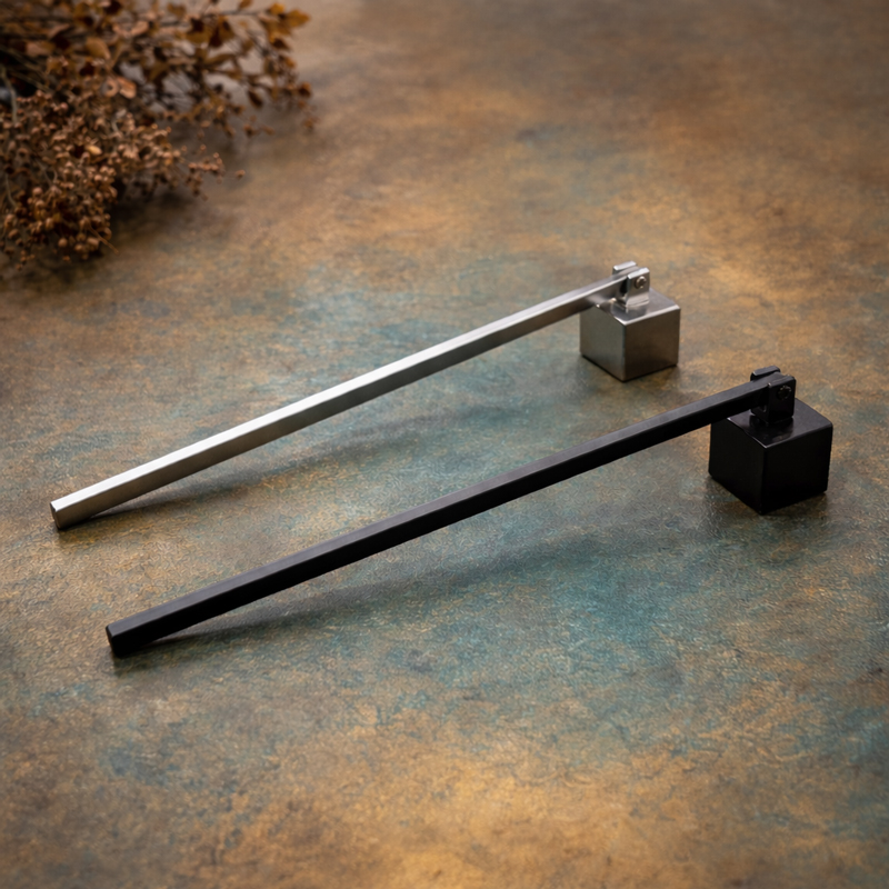 Candle Snuffer - Black & Silver